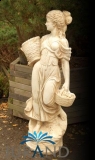 Figura ogrodowa Dziewczyna z koszami
